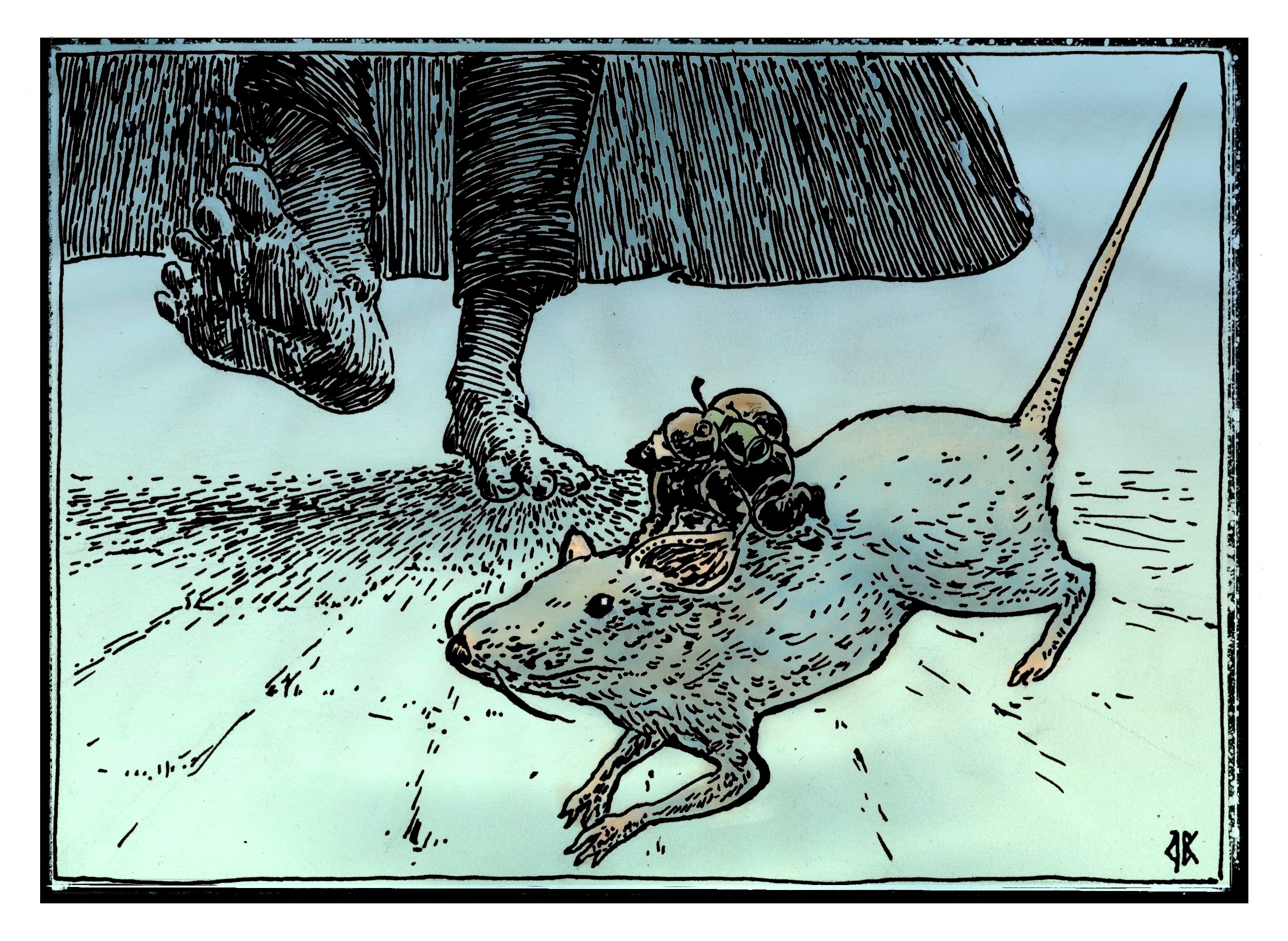 ilustracja kolorowana