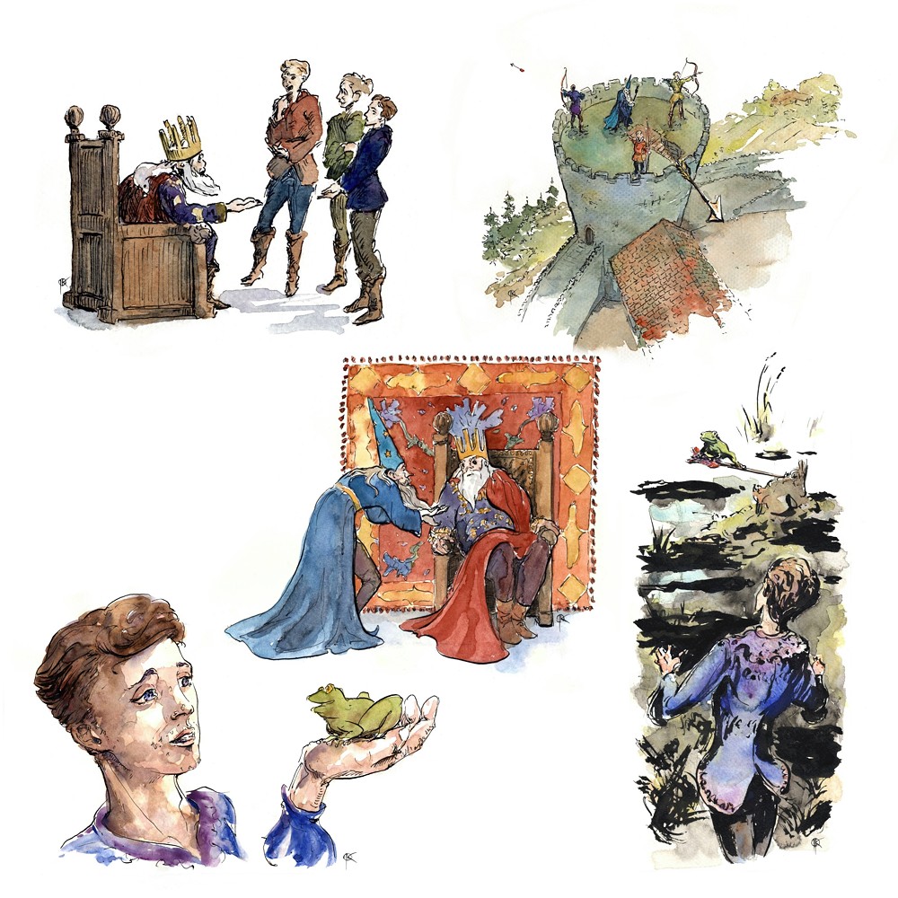 kilka mniejszych i większych ilustracji zebranych razem na jedym obrazku